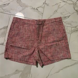 Banana Republic Women's Red Tweed Shorts